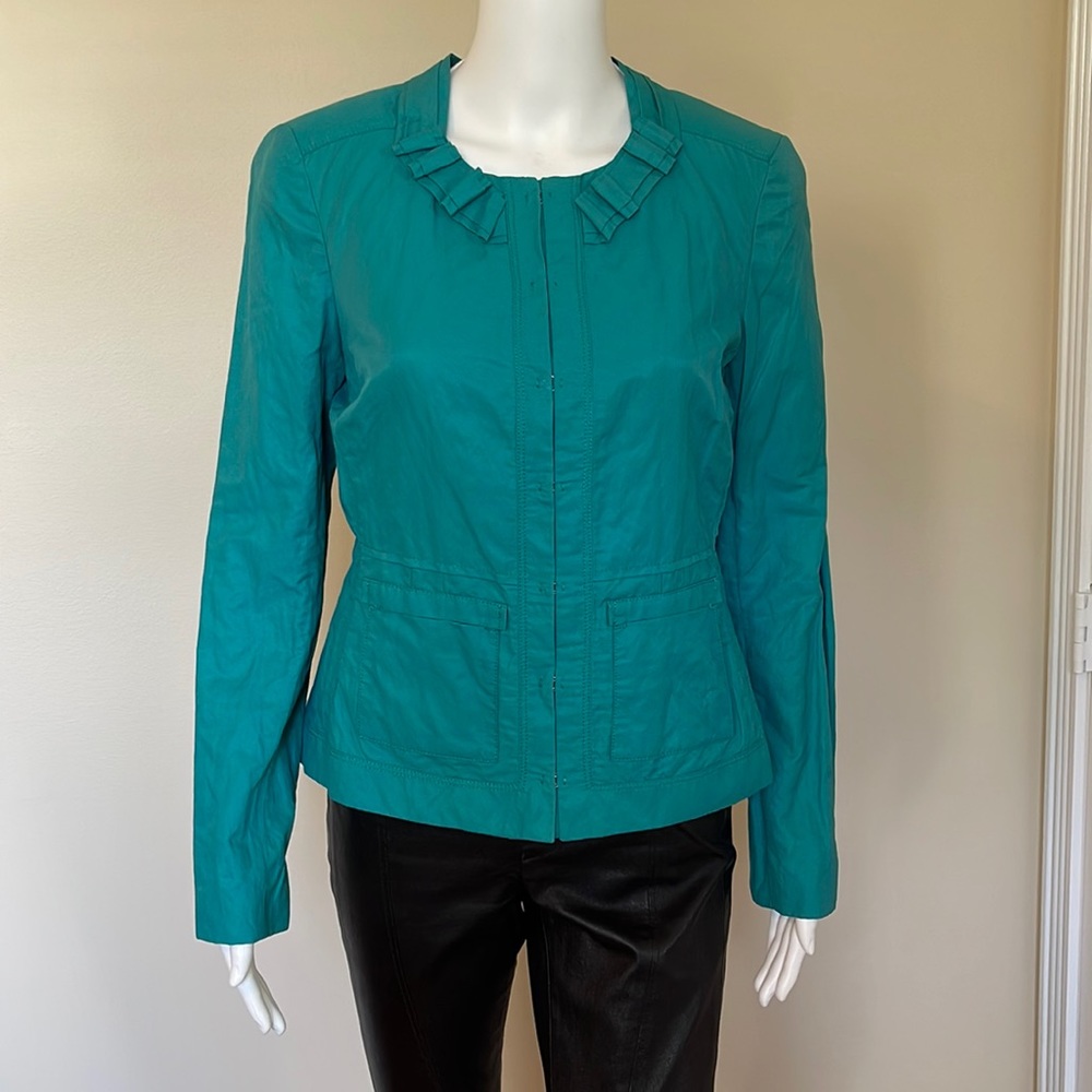 Tabard Aqua Jacket. Size 6.